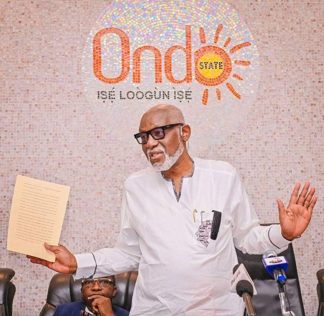 Akeredolu Clears Air On Arrest Of Kuje Prison Escapee, Idris Ojo