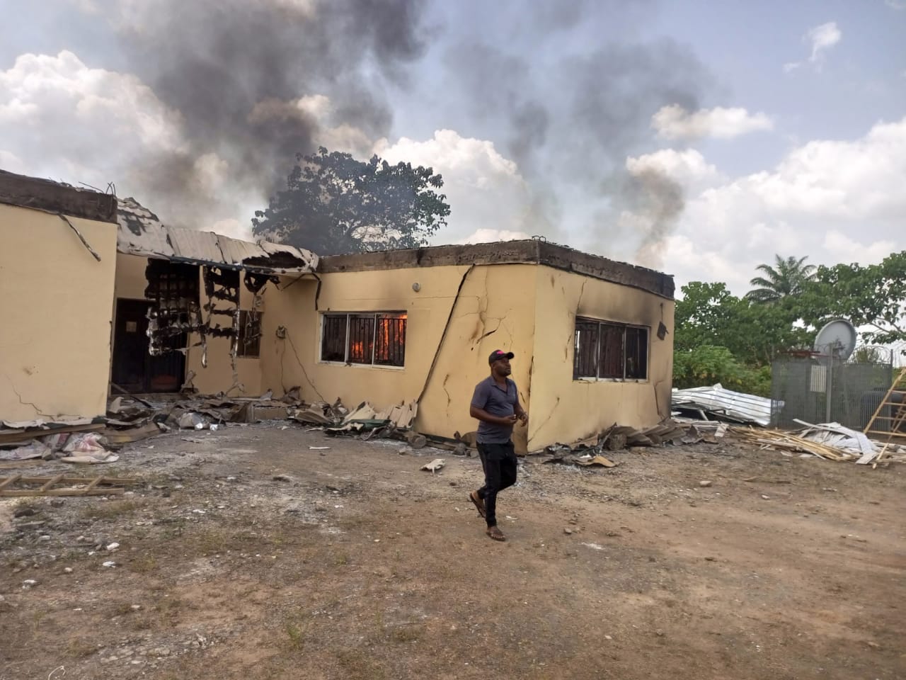 Fire guts INEC office in Ebonyi