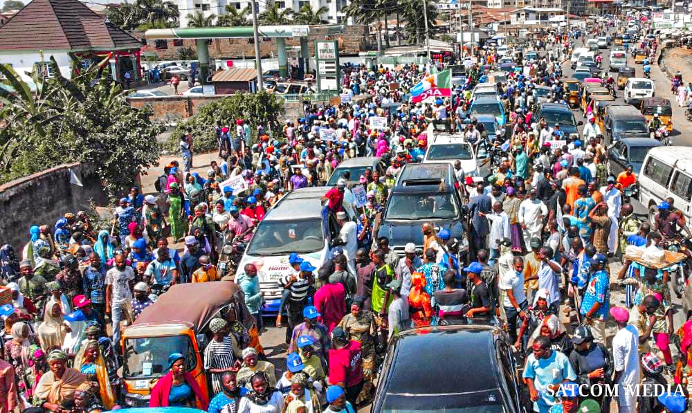 Yahaya Seriki Leads Youth Solidarity Rally for AbdulRazaq’s Second Term