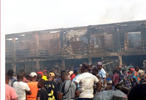 Fire guts Anambra building