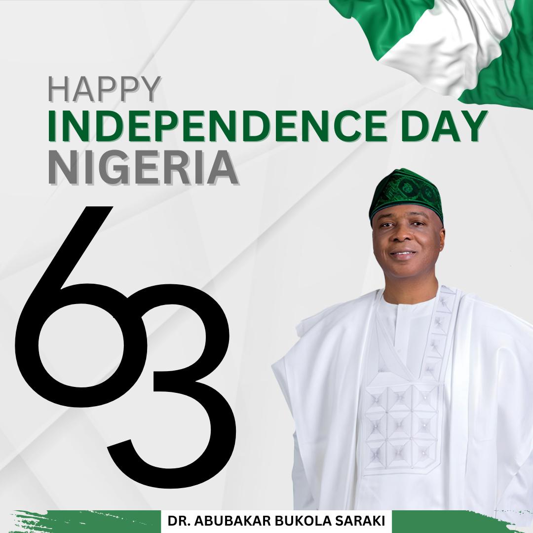 Former Senate President, Saraki Offers Message of Hope, Unity on Nigeria’s 63rd Independence Anniversary