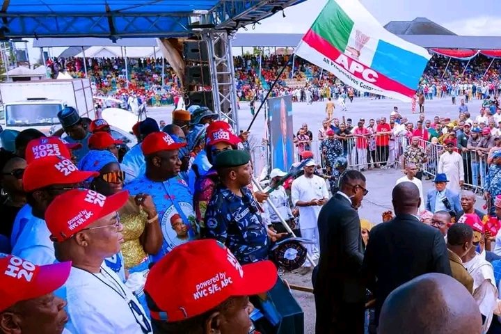 Tinubu, Ganduje, Okorocha present as APC launches governorship campaign in Imo