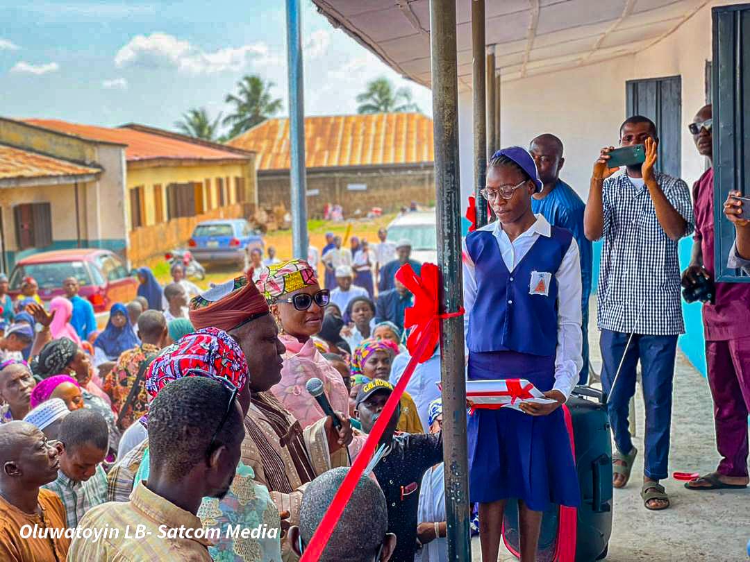 Hon Maryam Aladi Commissions 2-Unit Renovated Classrooms at Sango Kulende Secondary School