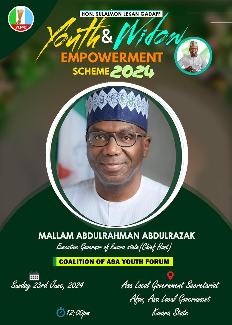 Gadaff Holds Empowerment for Youths, Widows in Asa Local Government Sunday