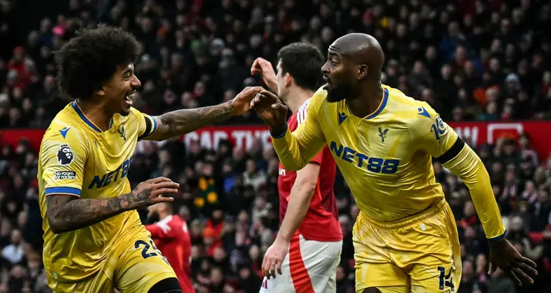 Man United slump 0-2 to Crystal Palace at Old Trafford